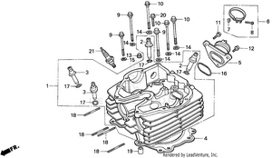 Cylinder Head Schematic