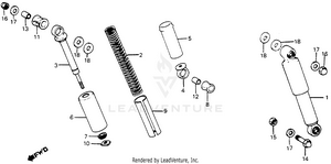 Rear Shock Absorber Schematic
