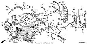 Front Fender Schematic
