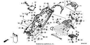 Rear Fender Schematic