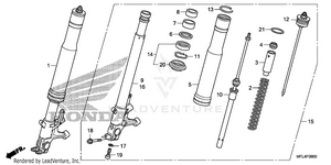 Front Fork Schematic