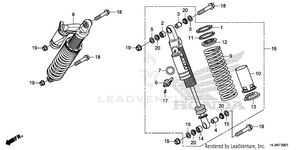 Rear Shock Absorber (2) Schematic
