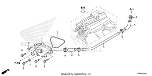 Water Pump Cover Schematic