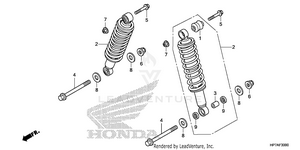 Rear Shock Absorber Schematic