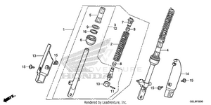 Front Shock Absorber Schematic
