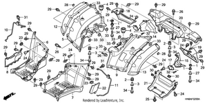 Rear Fender Schematic