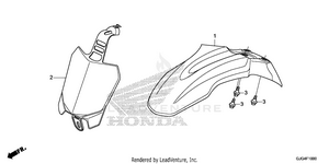 Front Fender Schematic