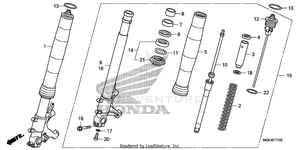 Front Fork Schematic