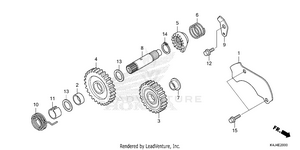 Kick Starter Spindle Schematic