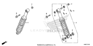 Rear Shock Absorber Schematic