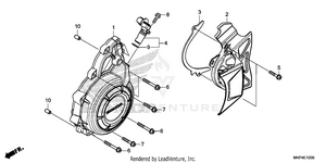 Alternator Cover Schematic