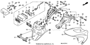 Rear Fender (2) Schematic