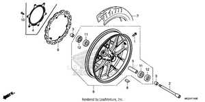 Front Wheel Schematic