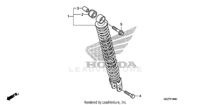 Rear Shock Absorber Schematic