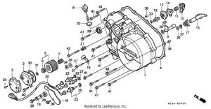 Right Crankcase Cover Schematic