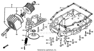 Oil Filter + Oil Pump Schematic