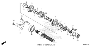 Transmission (mainshaft) Schematic