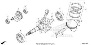 Crankshaft@piston Schematic