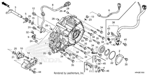 Rear Crankcase Cover Schematic