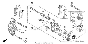 Front Brake Caliper Schematic