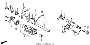 Gearshift Drum Schematic