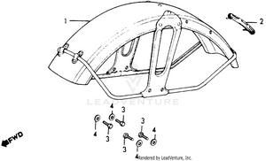 Front Fender Schematic