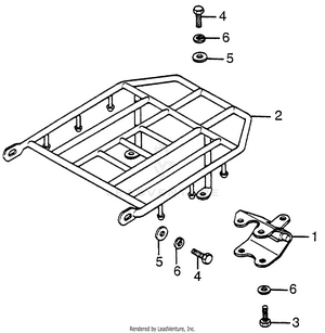 Trailer Hitch + Luggage Carrier Schematic