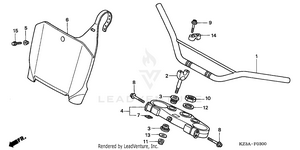 Handlebar + Top Bridge ('02-'03) Schematic
