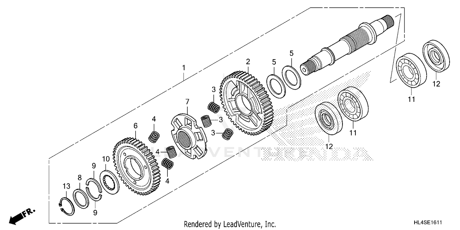 FINAL DRIVEN SHAFT