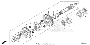Final Driven Shaft Schematic