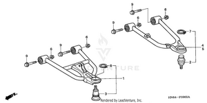 Front Arm ('01-'05) Schematic