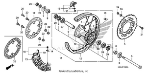 Rear Wheel Schematic
