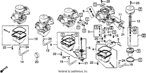 Carburetor Comp. Parts Schematic