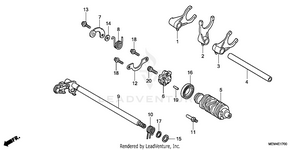 Gearshift Drum Schematic