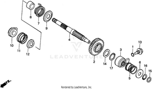 Kick Starter Spindle Schematic
