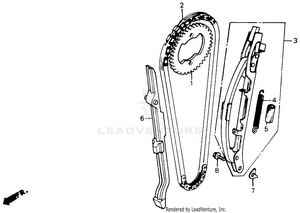 Cam Chain 84-85 Schematic