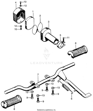 Air Cleaner + Step Bar Schematic