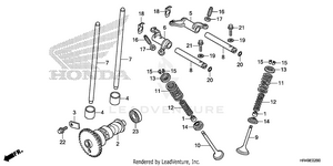 Camshaft@valve Schematic