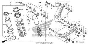 Rear Shock Absorber Schematic