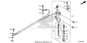 Rear Brake Master        Cylinder Schematic