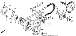Clutch Drive Chain Final Gear Schematic