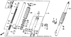Front Fork Schematic