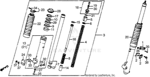Front Fork Schematic