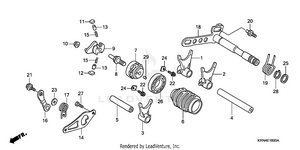 Gearshift Drum Schematic