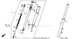 Front Fork Schematic
