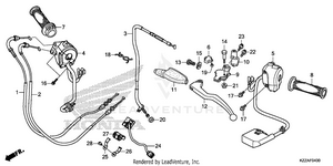 Handle Lever@switch@cable Schematic