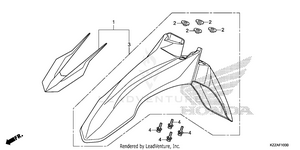 Front Fender Schematic