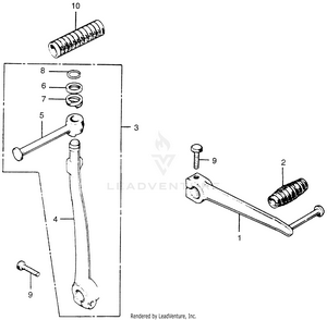 Change Pedal + Kick Arm Schematic