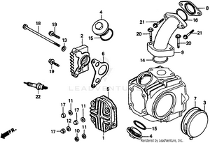 Cylinder Head Cover Schematic