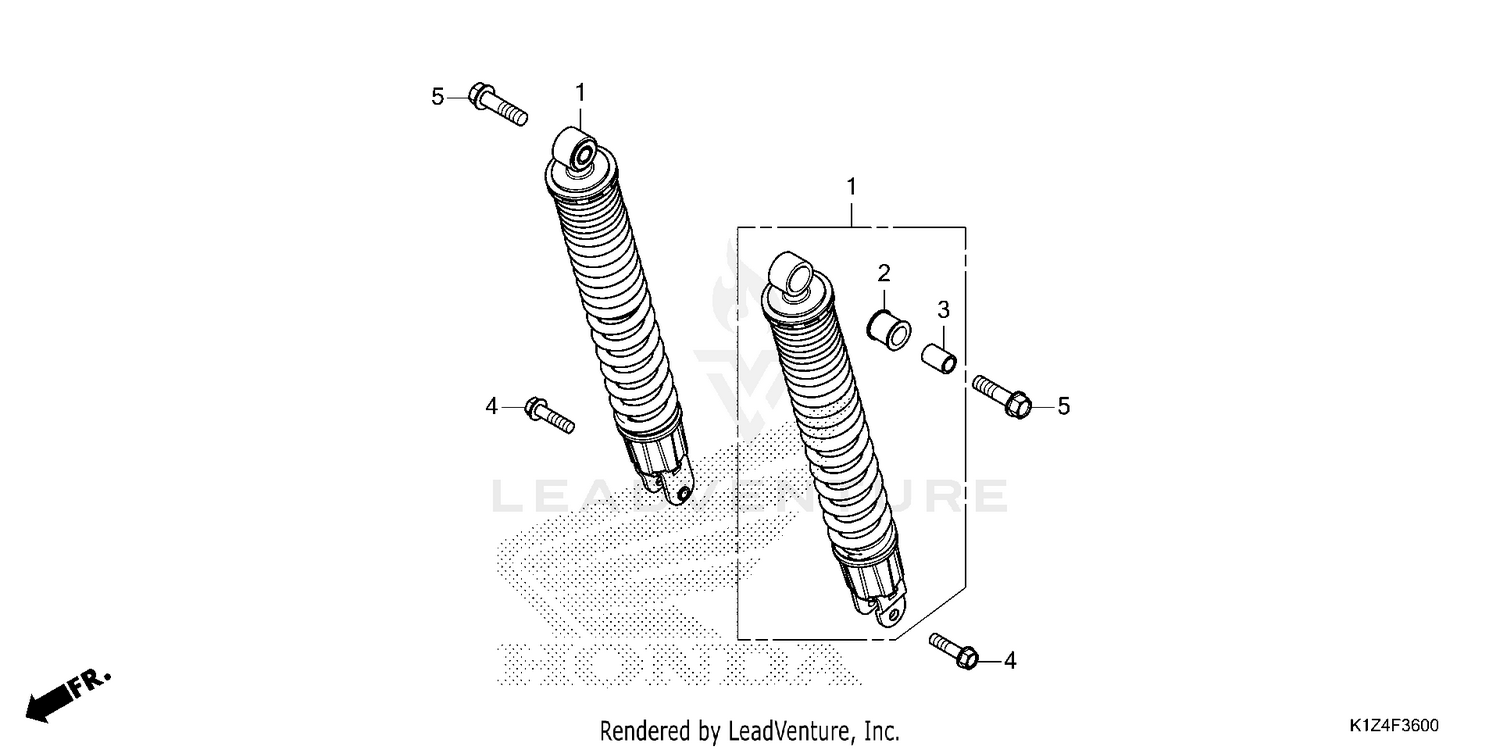 REAR SHOCK ABSORBER